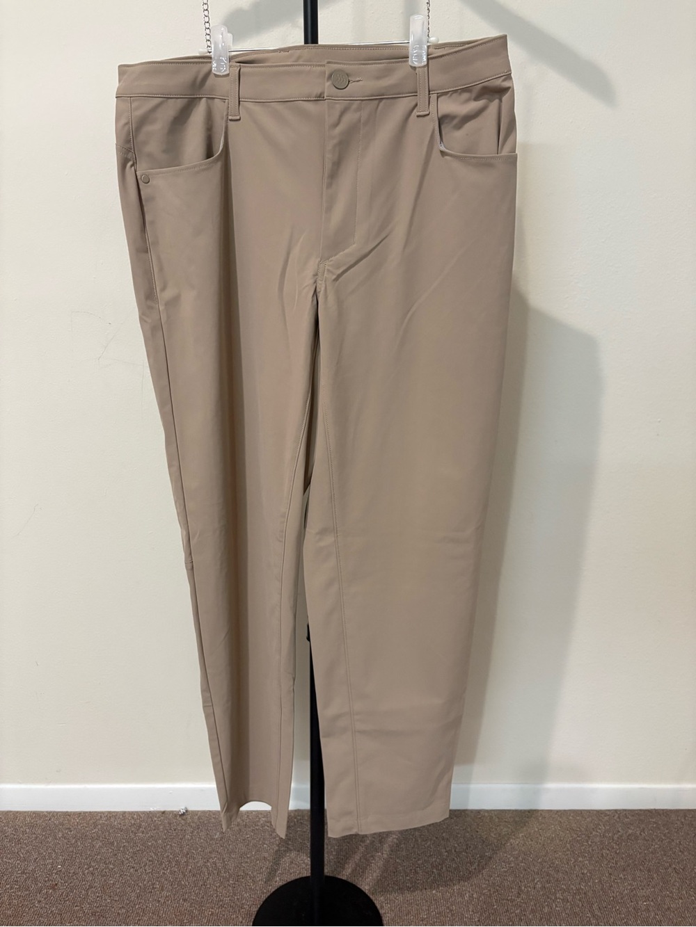 all in motion Men's golf Chino Pants in Light Beige 34X30